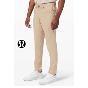 Lululemon Men's ABC Pants Light Khaki Size 38"W Inseam: 32", Never Worn (SZ 38)